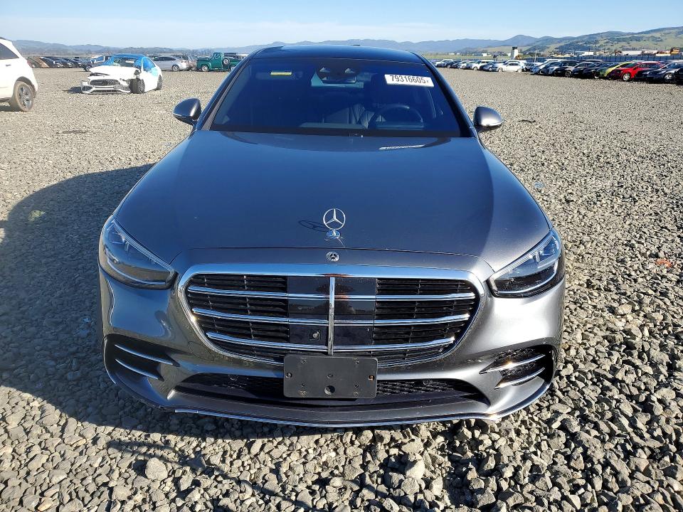 2022 Mercedes-benz S მანქანა იყიდება აუქციონზე, vin: W1K6G6DB0NA120604, აუქციონის ნომერი: 79316605