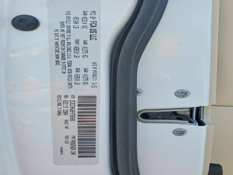 46564116 :رقم المزاد ، 2C3CCAAG8FH792493 vin ، 2015 Chrysler 300 مزاد بيع
