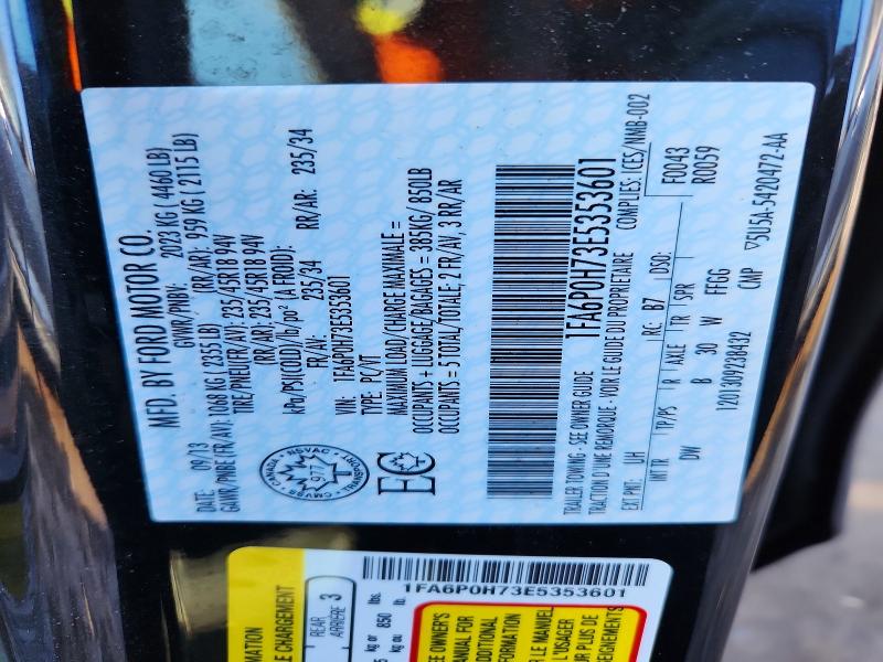 Aukcja sprzedaży 2014 Ford Fusion, vin: 1FA6P0H73E5353601, numer aukcji: 79175595