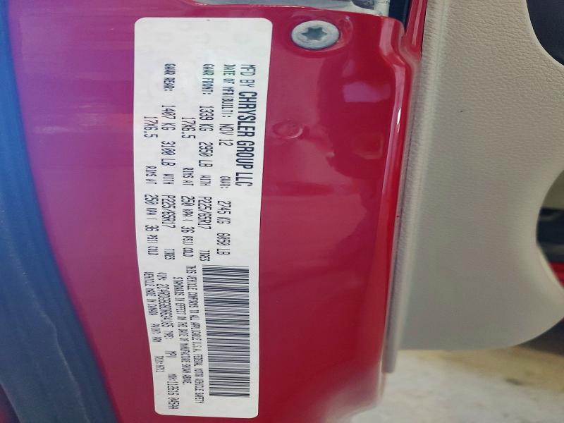 46752026 :رقم المزاد ، 2C4RDGBG8DR634165 vin ، 2013 Dodge Grand Caravan مزاد بيع