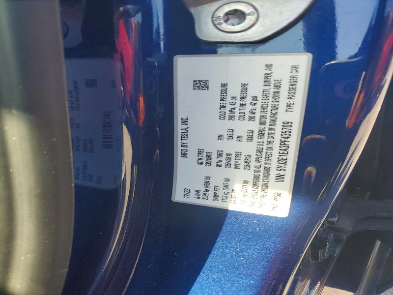 Продажа на аукционе авто 2023 Tesla Model 3, vin: 5YJ3E1EA3PF435709, номер лота: 46872716
