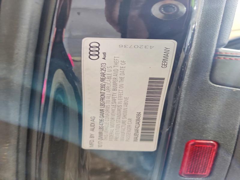Aukcja sprzedaży 2018 Audi A4, vin: WAUENAF42JA084984, numer aukcji: 46729666