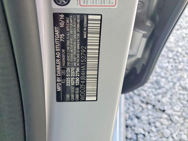Продажа на аукционе авто 2017 Mercedes-benz E, vin: WDDZF4JB4HA152792, номер лота: 48169826
