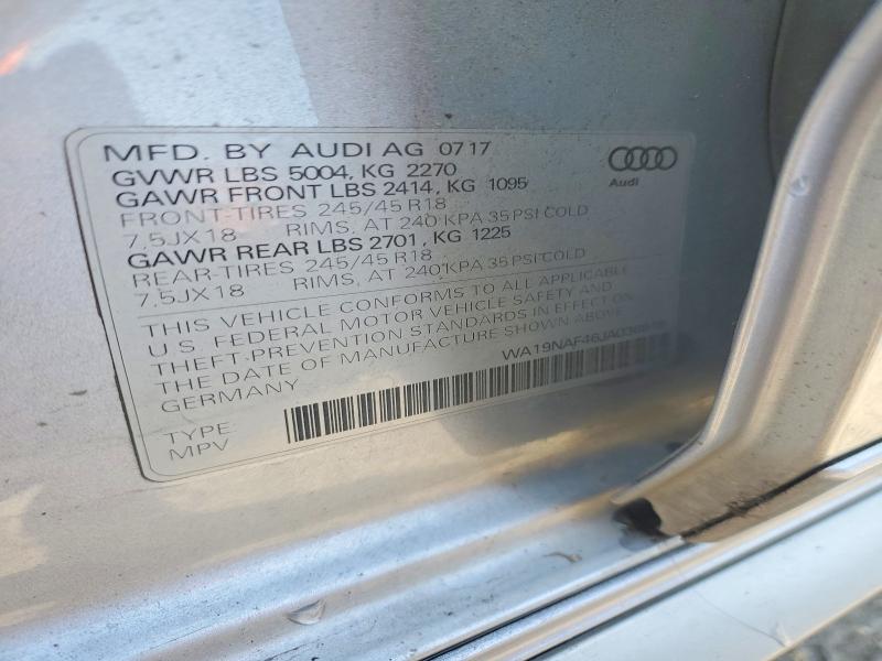 Aukcja sprzedaży 2018 Audi A4 Allroad, vin: WA19NAF46JA036919, numer aukcji: 47832986