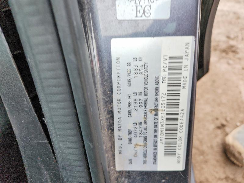 Aukcja sprzedaży 2014 Mazda 3, vin: JM1BM1M3XE1205172, numer aukcji: 45805336