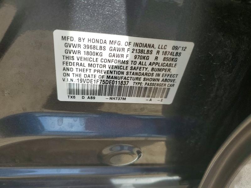 Продаж на аукціоні авто 2013 Acura Ilx, vin: 19VDE1F75DE011837, номер лоту: 47714926