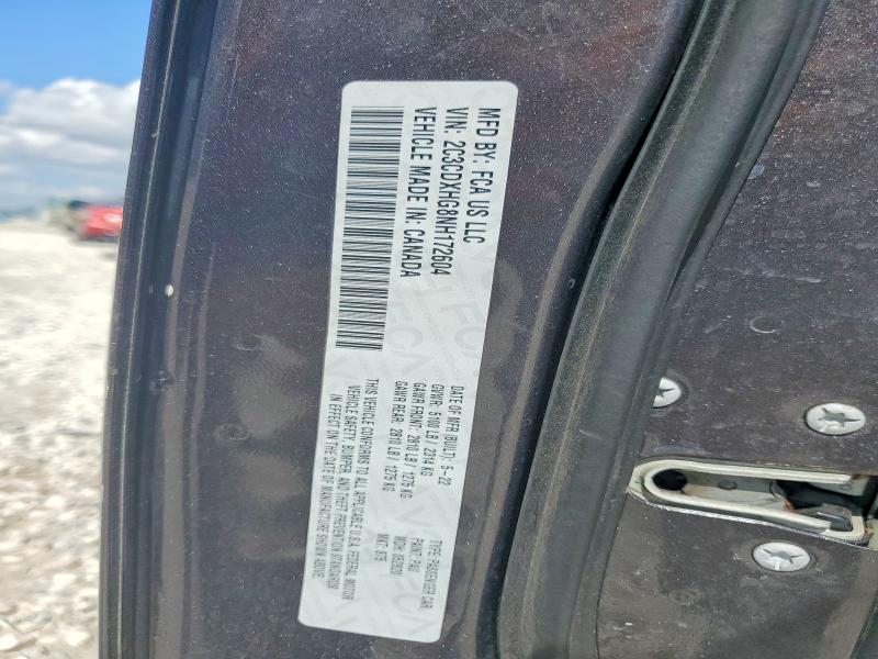 Продажа на аукционе авто 2022 Dodge Charger, vin: 2C3CDXHG8NH172604, номер лота: 47705186