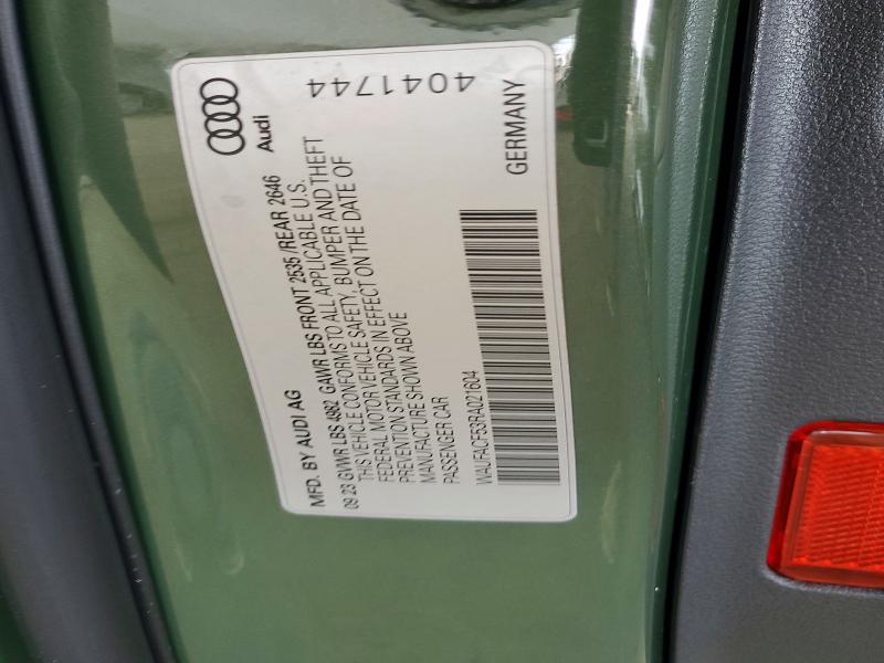 2024 Audi A5 მანქანა იყიდება აუქციონზე, vin: WAUFACF53RA021604, აუქციონის ნომერი: 47909026