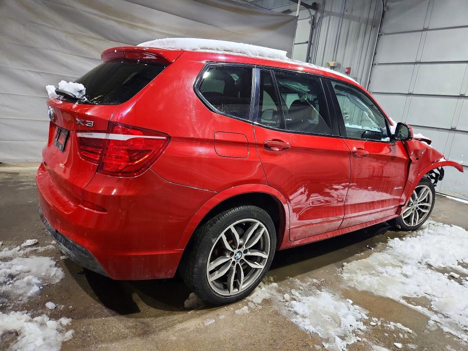 2015 Bmw X3 მანქანა იყიდება აუქციონზე, vin: 5UXWX9C5XF0D51686, აუქციონის ნომერი: 79822965