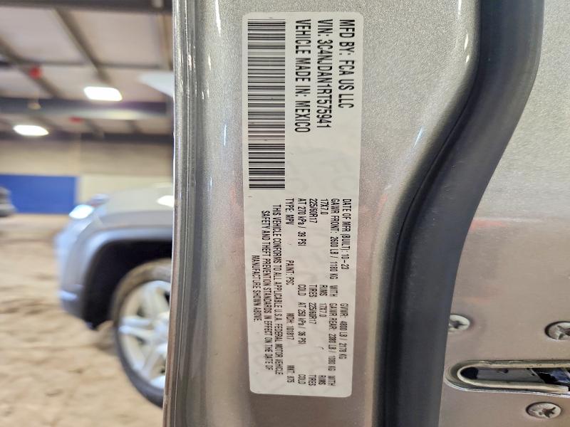 Продажа на аукционе авто 2024 Jeep Compass, vin: 3C4NJDAN1RT575941, номер лота: 45556876