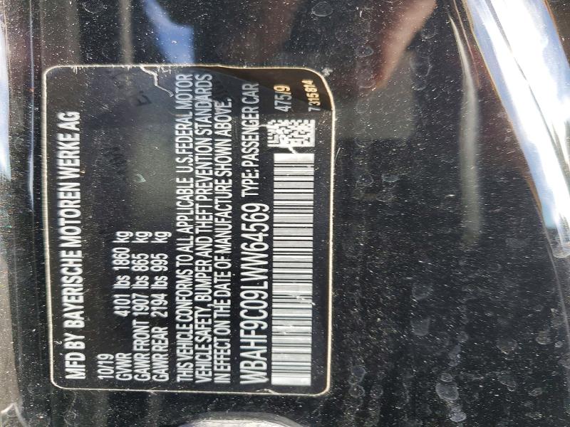 Aukcja sprzedaży 2020 Bmw Z4, vin: WBAHF9C09LWW64569, numer aukcji: 45730556