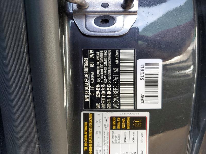 Продаж на аукціоні авто 2020 Mercedes-benz C, vin: WDDWK8EB2LF961168, номер лоту: 46754206