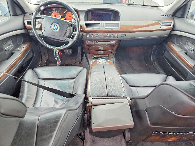 2005 Bmw 745 მანქანა იყიდება აუქციონზე, vin: WBAGN63595DS60839, აუქციონის ნომერი: 79829845