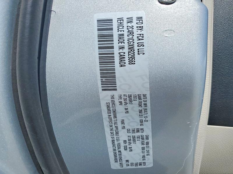 Продаж на аукціоні авто 2022 Chrysler Voyager, vin: 2C4RC1CGXNR229568, номер лоту: 47230826