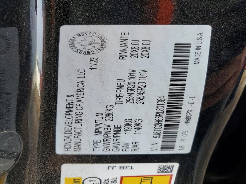 Aukcja sprzedaży 2024 Acura Rdx, vin: 5J8TC2H66RL801084, numer aukcji: 47420866
