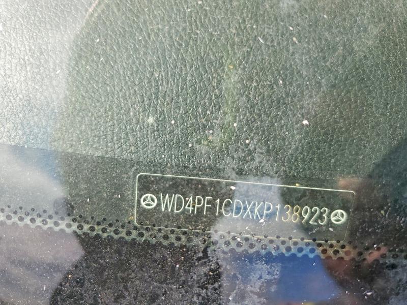 46234316 :رقم المزاد ، WD4PF1CDXKP138923 vin ، 2019 Mercedes-benz Sprinter مزاد بيع