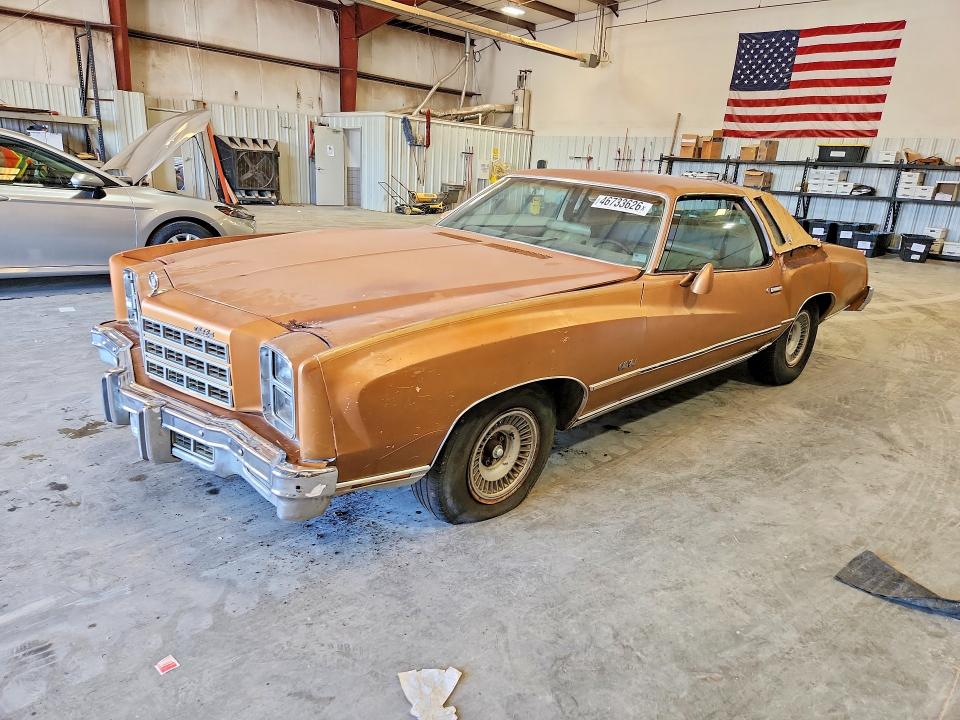 Продаж на аукціоні авто 1977 Chevrolet Monte Carlo, vin: 1H57U7K444168, номер лоту: 46733626