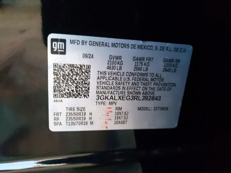 47676306 :رقم المزاد ، 3GKALXEG3RL392843 vin ، 2024 Gmc Terrain مزاد بيع