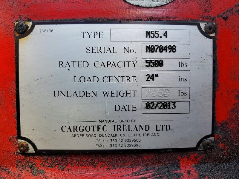 41716686 :رقم المزاد ، M070498 vin ، 2013 Moffett Forklift مزاد بيع