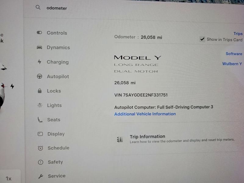 2022 Tesla Model Y მანქანა იყიდება აუქციონზე, vin: 7SAYGDEE2NF331751, აუქციონის ნომერი: 48042056