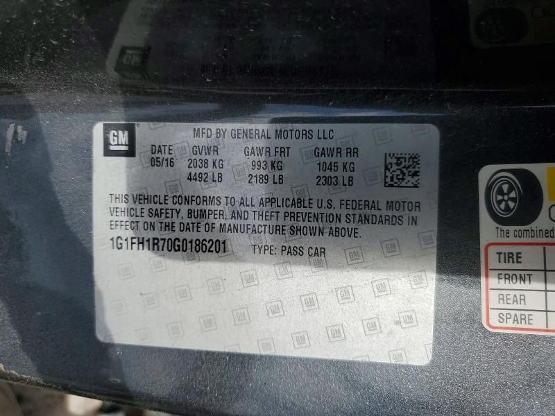Продаж на аукціоні авто 2016 Chevrolet Camaro, vin: 1G1FH1R70G0186201, номер лоту: 47420136