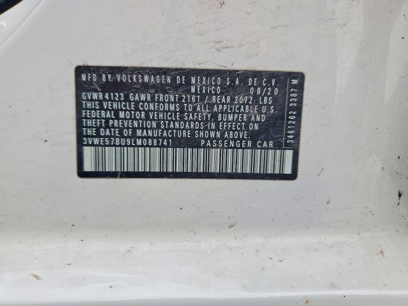 Aukcja sprzedaży 2020 Volkswagen Jetta, vin: 3VWE57BU9LM088741, numer aukcji: 48065166
