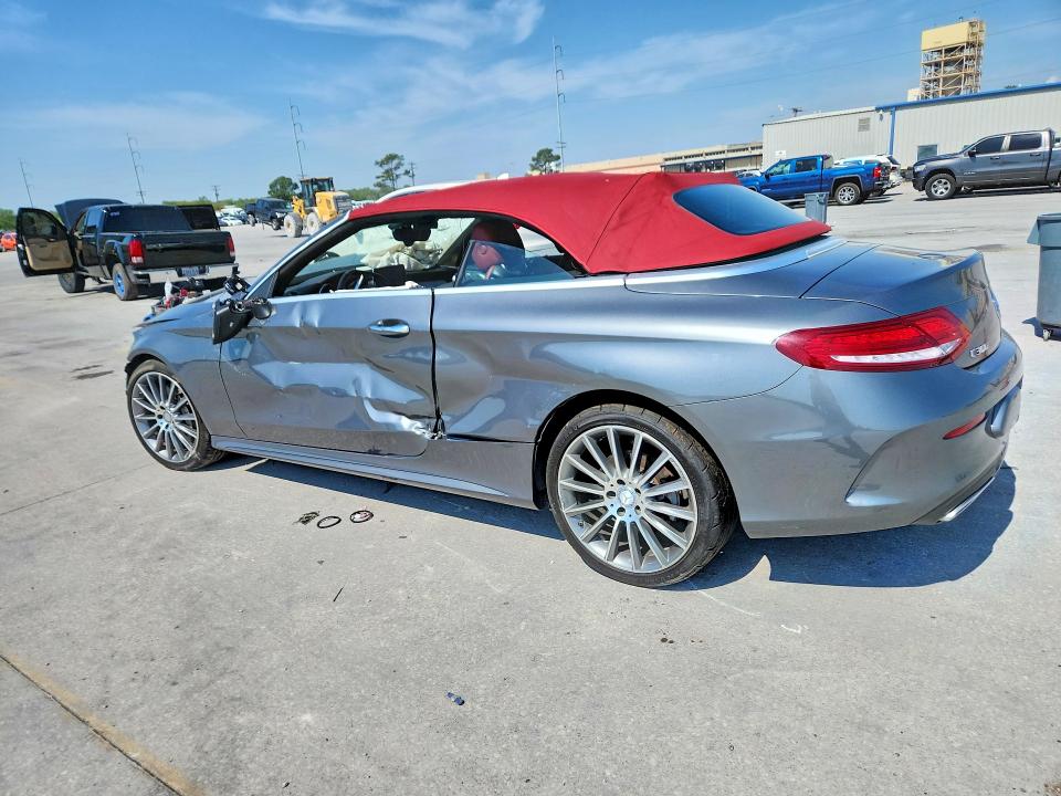 47352966 :رقم المزاد ، WDDWK4KB8HF437608 vin ، 2017 Mercedes-benz C مزاد بيع