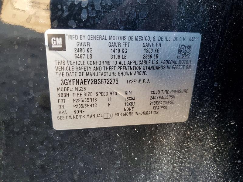 Продажа на аукционе авто 2011 Cadillac Srx, vin: 3GYFNAEY2BS672275, номер лота: 79685185