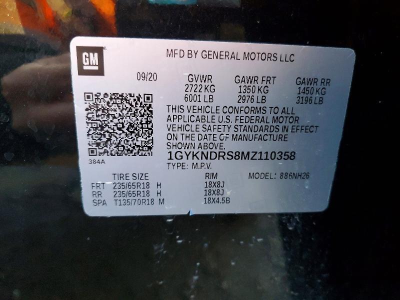 Продажа на аукционе авто 2021 Cadillac Xt5, vin: 1GYKNDRS8MZ110358, номер лота: 79739905