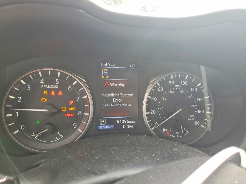 2021 Infiniti Q50 მანქანა იყიდება აუქციონზე, vin: JN1EV7BR3MM755544, აუქციონის ნომერი: 45594246
