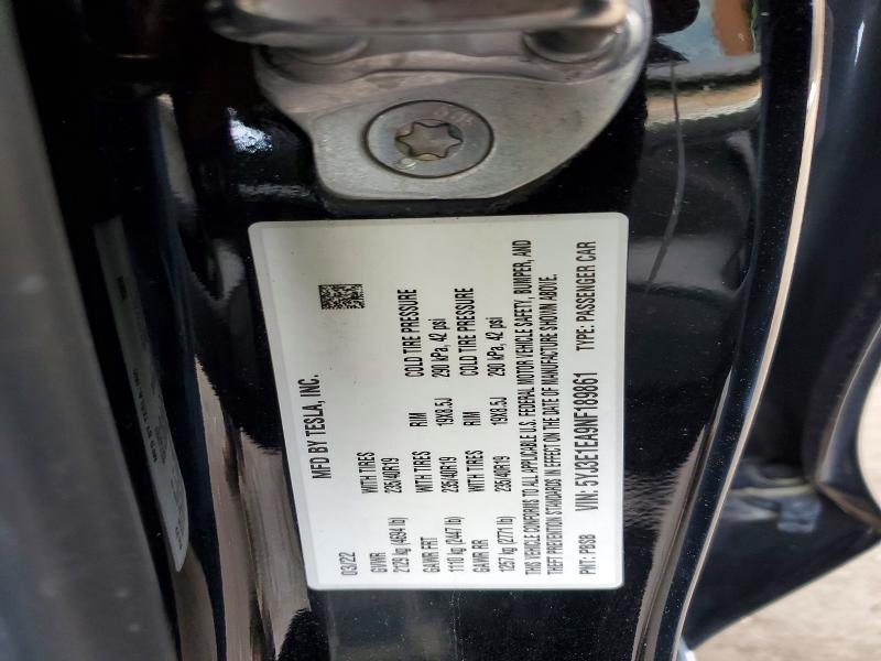 Продажа на аукционе авто 2022 Tesla Model 3, vin: 5YJ3E1EA9NF189861, номер лота: 78253265