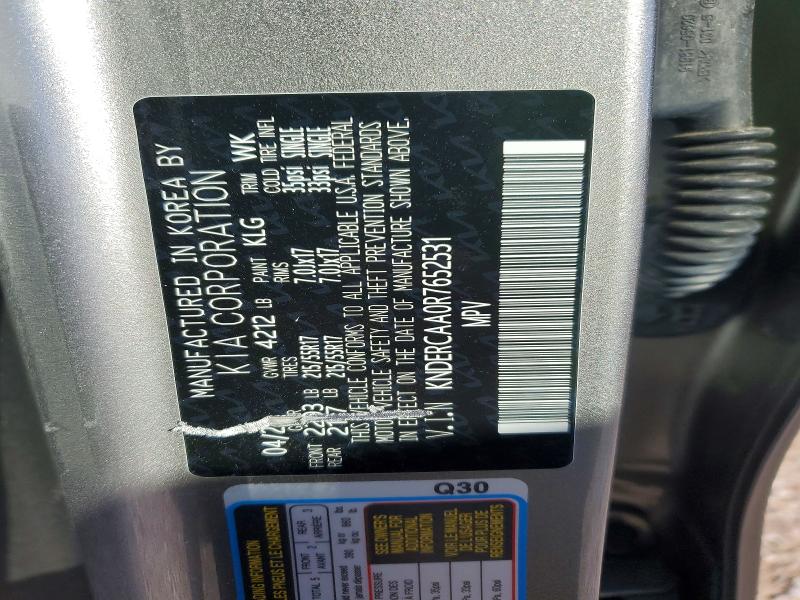 45920146 :رقم المزاد ، KNDERCAA0R7652531 vin ، 2024 Kia Seltos مزاد بيع