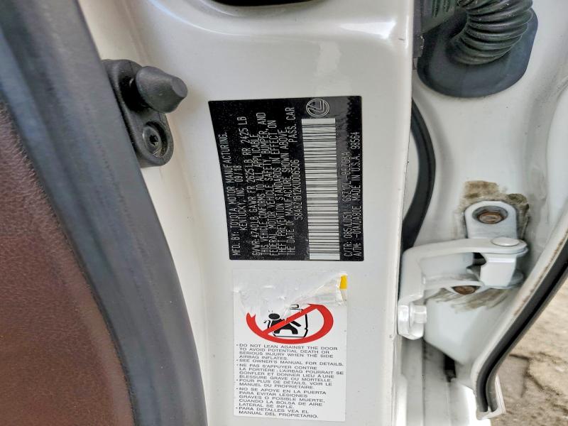 Aukcja sprzedaży 2019 Lexus Es 350, vin: 58ABZ1B12KU006506, numer aukcji: 45922966