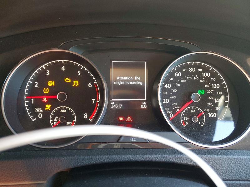 2019 Volkswagen Golf მანქანა იყიდება აუქციონზე, vin: 3VWG57AU8KM009987, აუქციონის ნომერი: 45675496