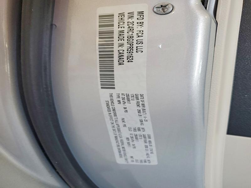 47630706 :رقم المزاد ، 2C4RC1BG0PR591624 vin ، 2023 Chrysler Pacifica مزاد بيع