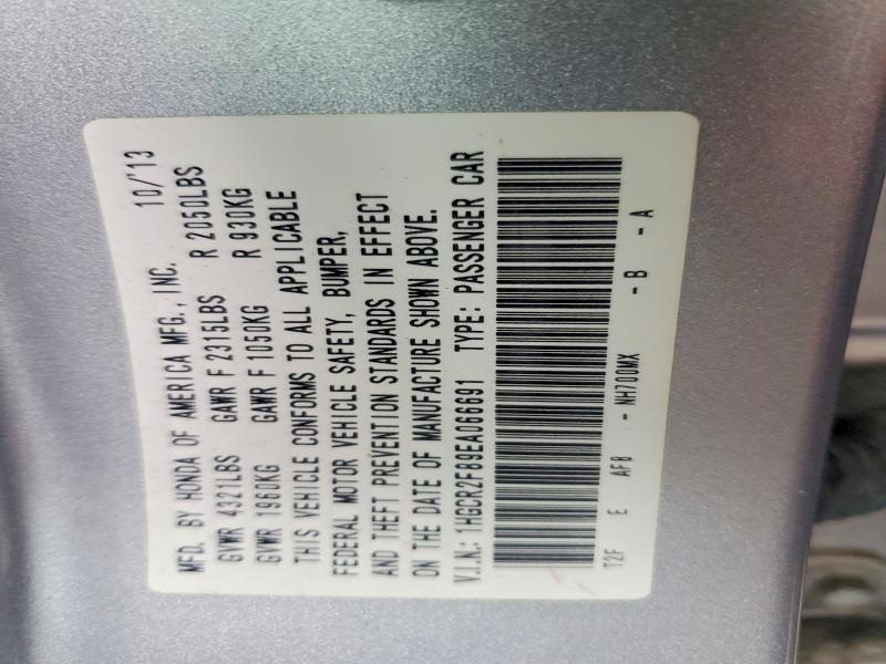 Aukcja sprzedaży 2014 Honda Accord, vin: 1HGCR2F89EA066691, numer aukcji: 46335206