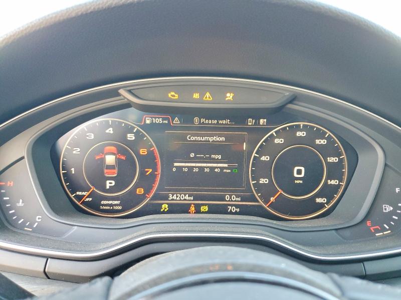 Продаж на аукціоні авто 2018 Audi A4, vin: WAULMAF43JA199118, номер лоту: 45890006