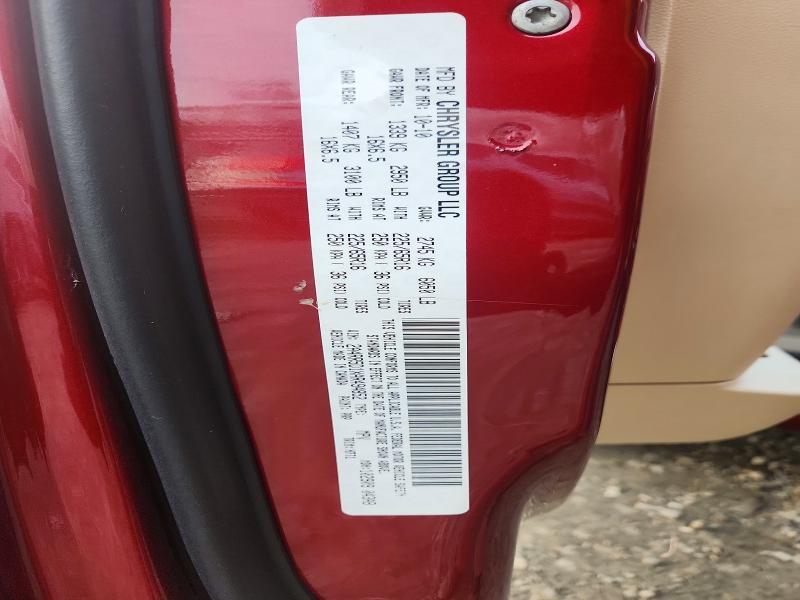 46673726 :رقم المزاد ، 2A4RR5D1XAR494852 vin ، 2010 Chrysler Town & Country مزاد بيع