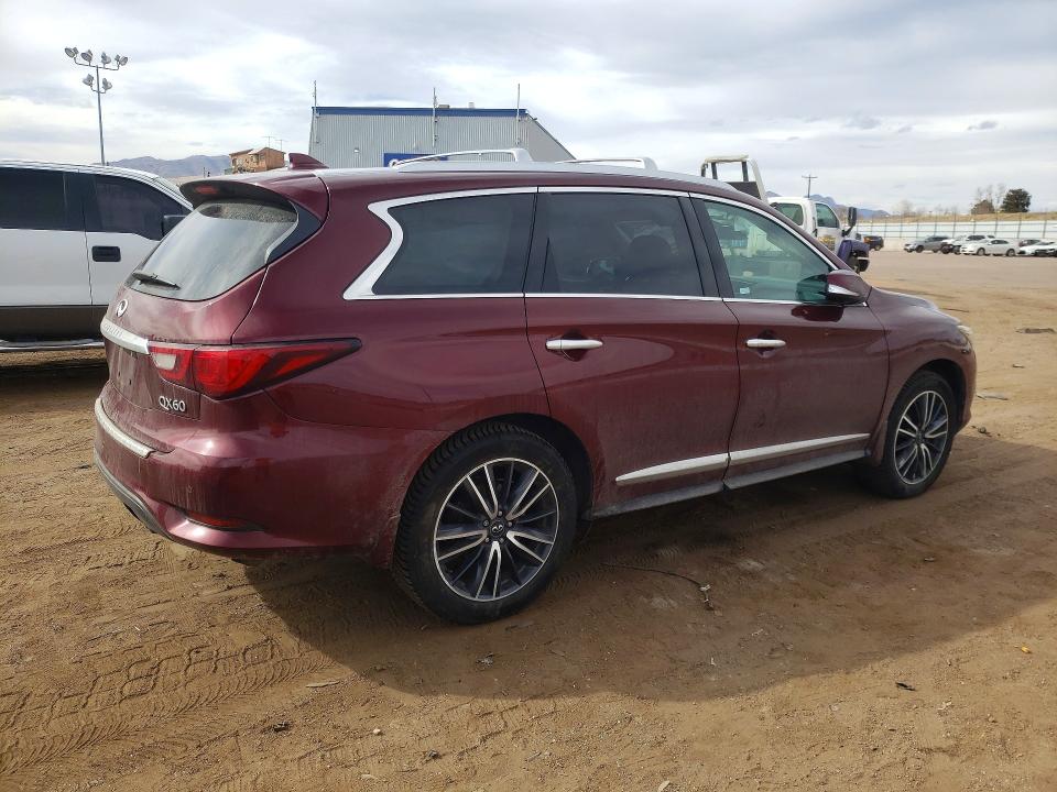 Aukcja sprzedaży 2019 Infiniti Qx60, vin: 5N1DL0MM3KC561957, numer aukcji: 79597365