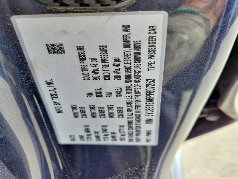 Aukcja sprzedaży 2023 Tesla Model 3, vin: 5YJ3E1EA6PF607263, numer aukcji: 41989526