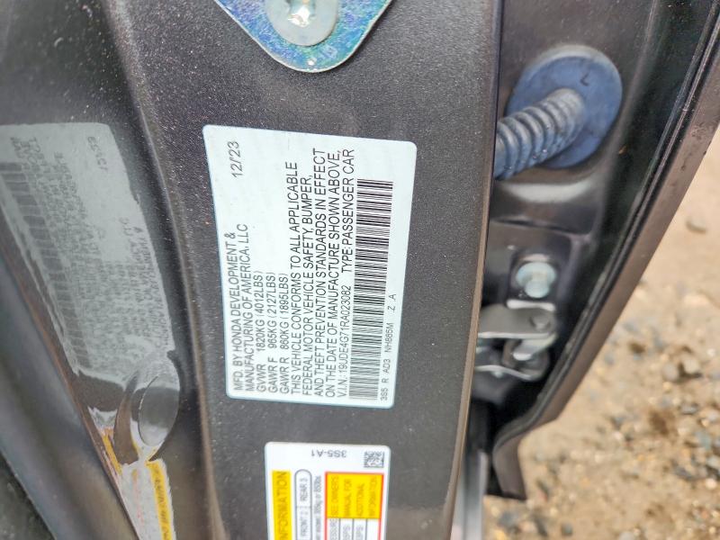 2024 Acura Integra მანქანა იყიდება აუქციონზე, vin: 19UDE4G71RA023082, აუქციონის ნომერი: 45821636