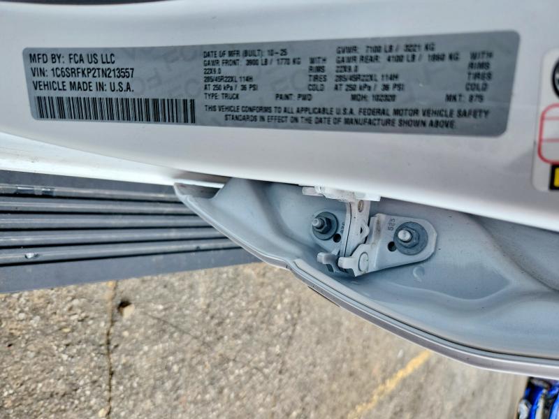 2026 Ram 1500 მანქანა იყიდება აუქციონზე, vin: 1C6SRFKP2TN213557, აუქციონის ნომერი: 79299845