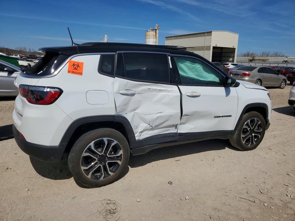 2023 Jeep Compass მანქანა იყიდება აუქციონზე, vin: 3C4NJDCN8PT531784, აუქციონის ნომერი: 47957916