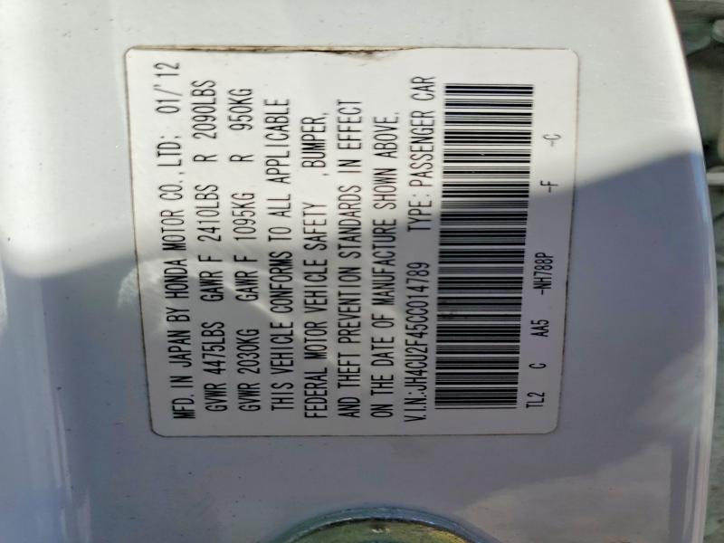 Продажа на аукционе авто 2012 Acura Tsx, vin: JH4CU2F45CC014789, номер лота: 41725866