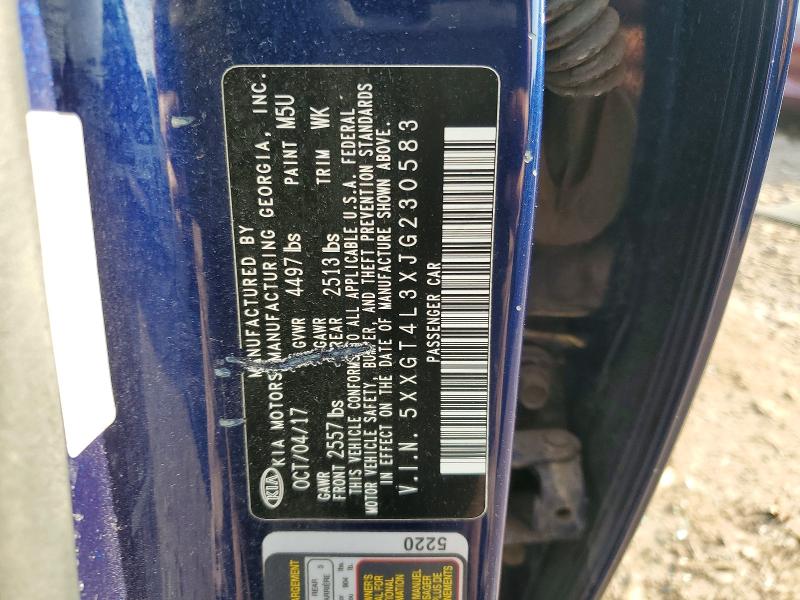 2018 Kia Optima მანქანა იყიდება აუქციონზე, vin: 5XXGT4L3XJG230583, აუქციონის ნომერი: 46460336