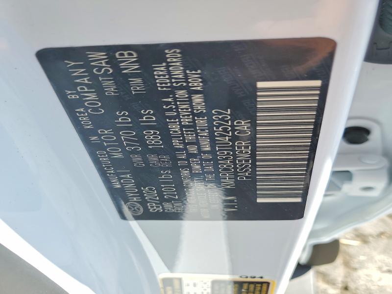 Продаж на аукціоні авто 2026 Hyundai Venue, vin: KMHRC8A39TU425232, номер лоту: 47645486
