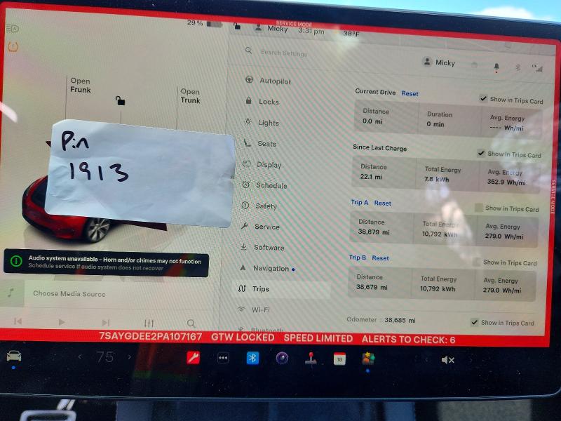 2023 Tesla Model Y მანქანა იყიდება აუქციონზე, vin: 7SAYGDEE2PA107167, აუქციონის ნომერი: 46194836