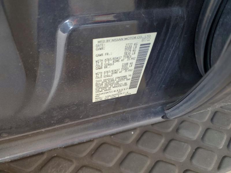 Продаж на аукціоні авто 2012 Nissan Pathfinder, vin: 5N1AR1NN7CC635557, номер лоту: 79918205