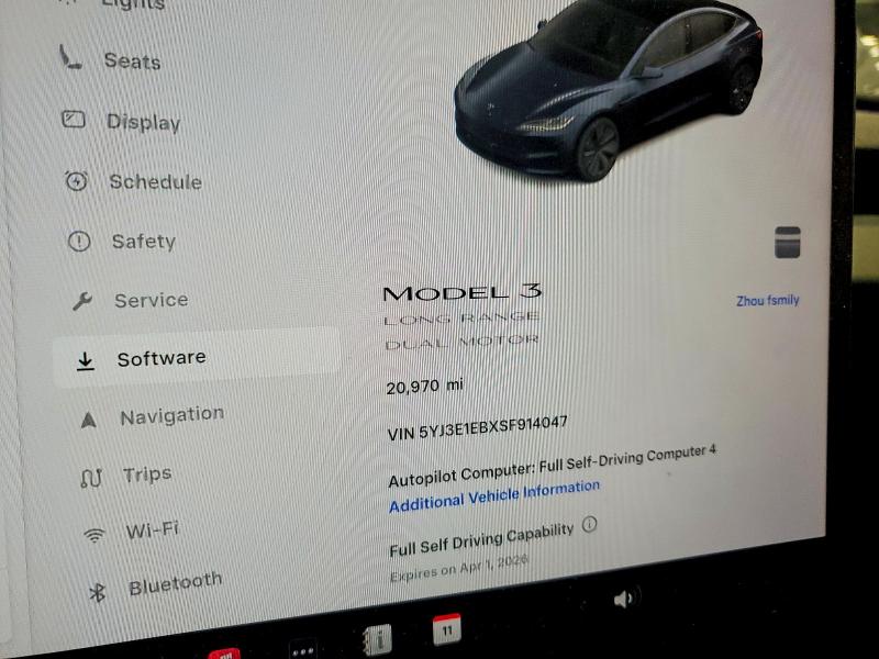 Продажа на аукционе авто 2025 Tesla Model 3, vin: 5YJ3E1EBXSF914047, номер лота: 45805656