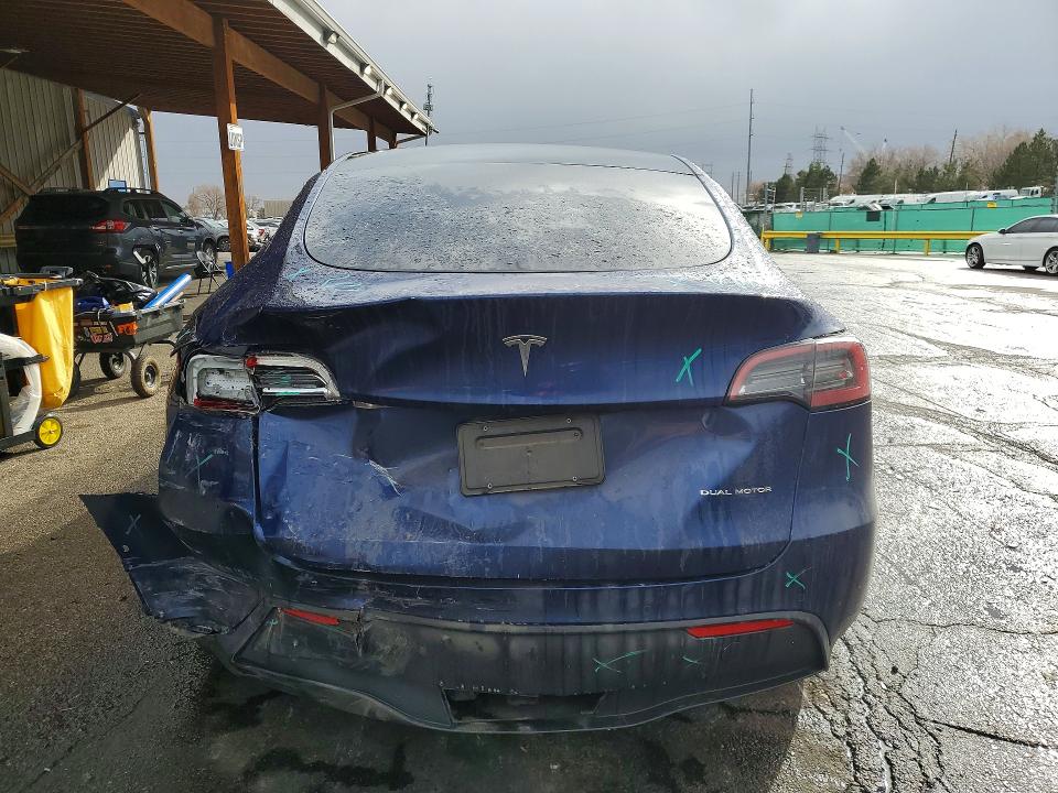 79301325 :رقم المزاد ، 7SAYGDEE3NF378528 vin ، 2022 Tesla Model Y مزاد بيع